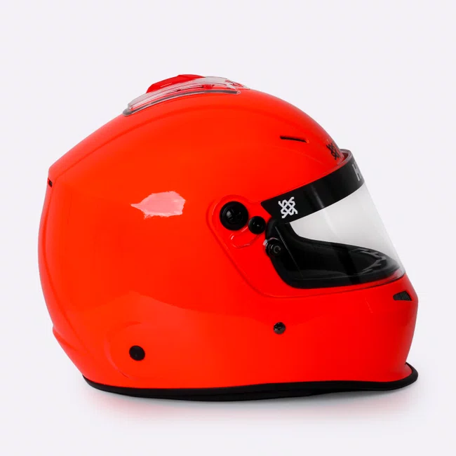 Capacete HUPI Automobilismo IXP Laranja