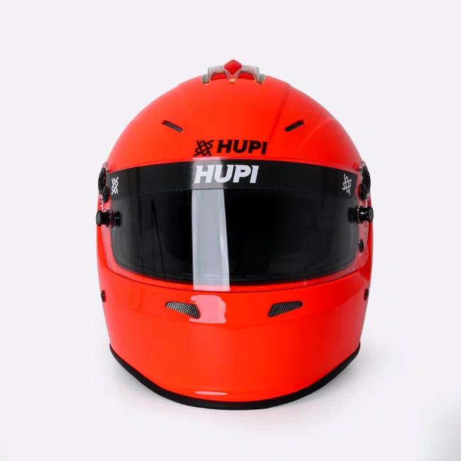 Capacete HUPI Automobilismo IXP Laranja