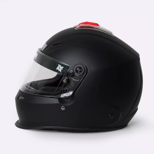 Capacete HUPI Automobilismo IXP Preto Fosco