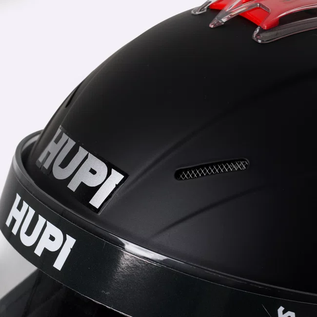 Capacete HUPI Automobilismo IXP Preto Fosco
