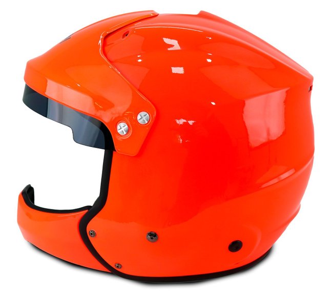 Capacete HUPI Automobilismo MIT Pro Composite Laranja Selo FIA