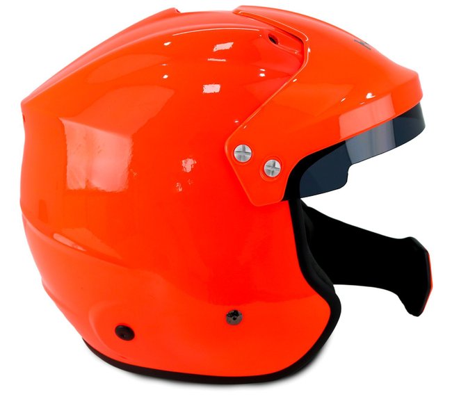 Capacete HUPI Automobilismo MIT Pro Composite Laranja Selo FIA