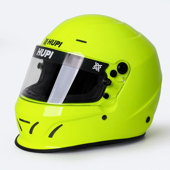 Capacete HUPI Automobilismo Sprint Amarelo