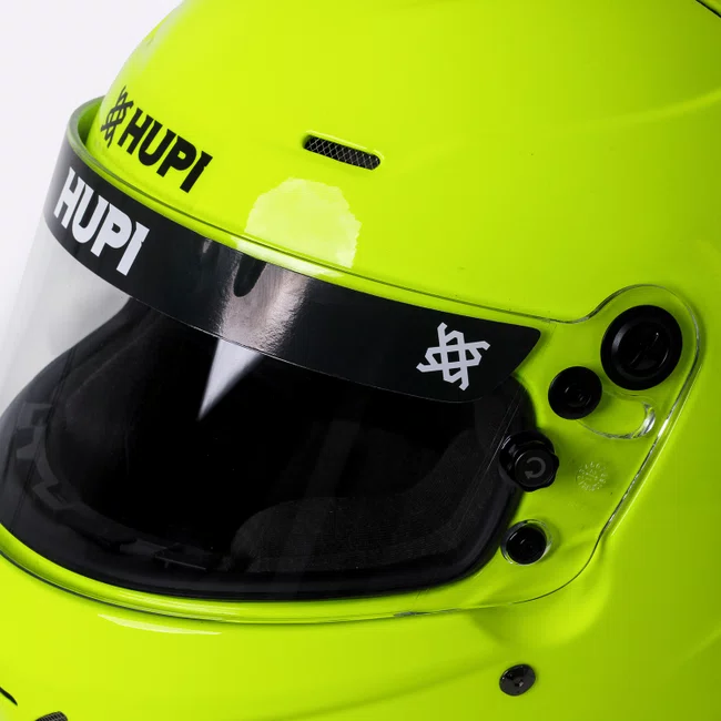 Capacete HUPI Automobilismo Sprint Amarelo