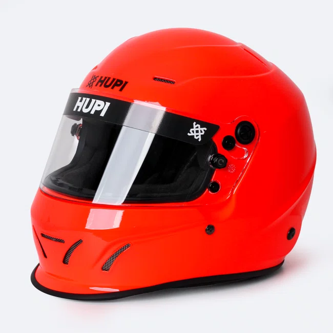 Capacete HUPI Automobilismo Sprint Laranja