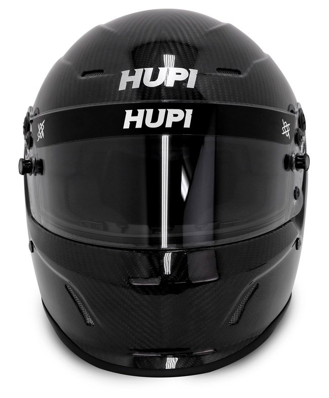 Capacete HUPI Automobilismo Sprint Pro Carbon Preto
