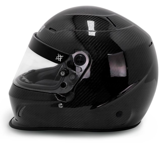 Capacete HUPI Automobilismo Sprint Pro Carbon Preto