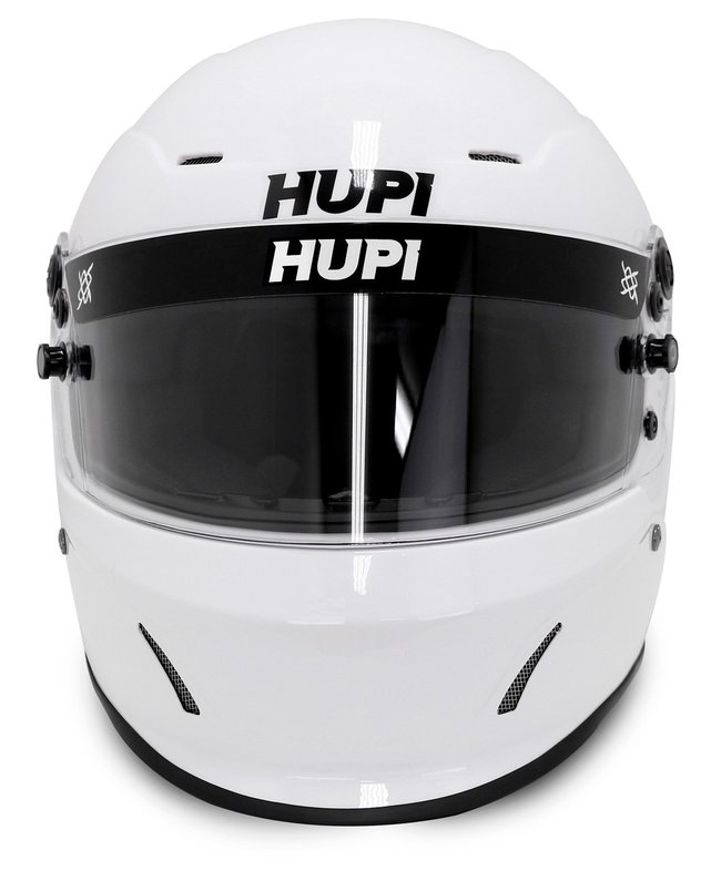 Capacete HUPI Automobilismo Sprint Pro Composite Branco
