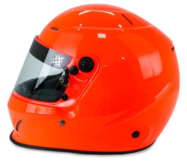 Capacete HUPI Automobilismo Sprint Pro Composite Laranja