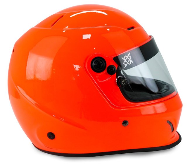 Capacete HUPI Automobilismo Sprint Pro Composite Laranja