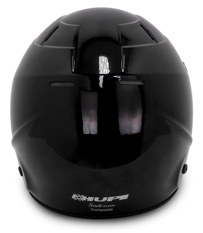 Capacete HUPI Automobilismo Sprint Pro Composite Preto Brilhante