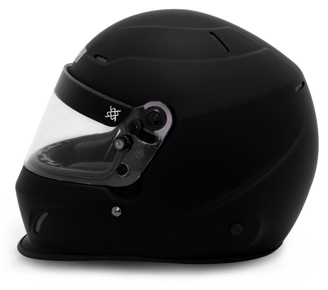 Capacete HUPI Automobilismo Sprint Pro Composite Preto Fosco