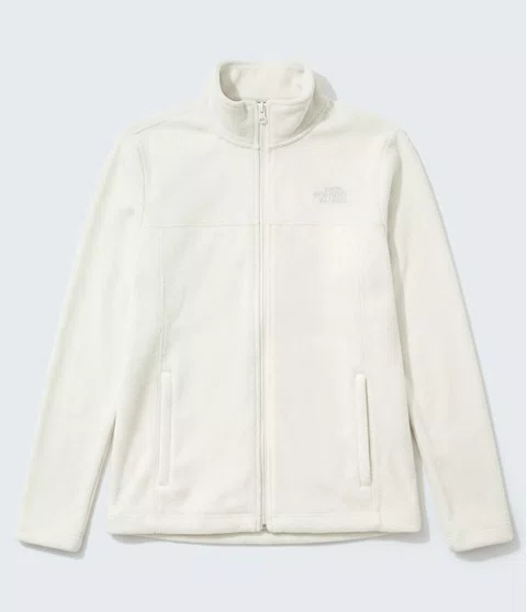 Fleece Feminino The North Face Glacier Full Zip Off White