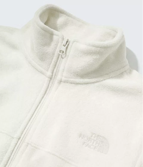 Fleece Feminino The North Face Glacier Full Zip Off White
