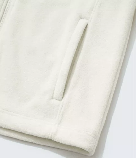 Fleece Feminino The North Face Glacier Full Zip Off White