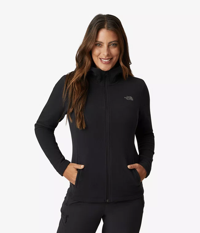 Casaco Feminino The North Face Glacier Full Zip com Capuz Preto