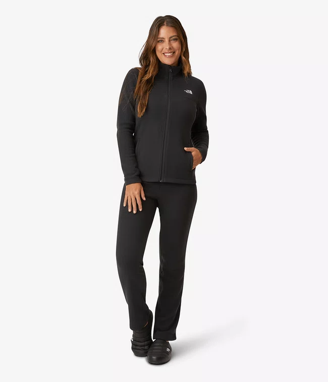 Casaco The North Face Feminino Glacier Full Zip Preto