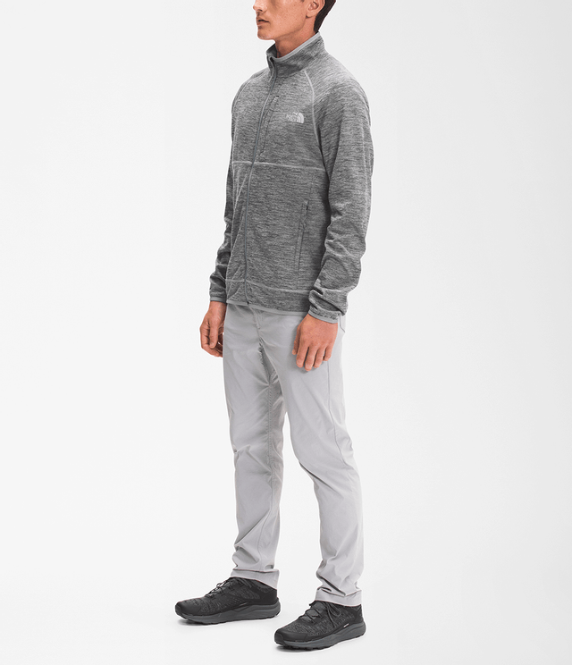 Casaco The North Face Fleece Masculino Canyonlands Full Zip Cinza