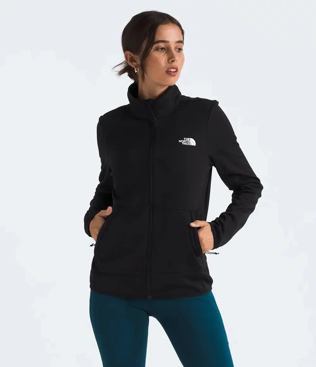 Fleece Feminino Canyonlands Full Zip TNF Preto