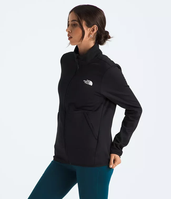 Fleece Feminino Canyonlands Full Zip TNF Preto