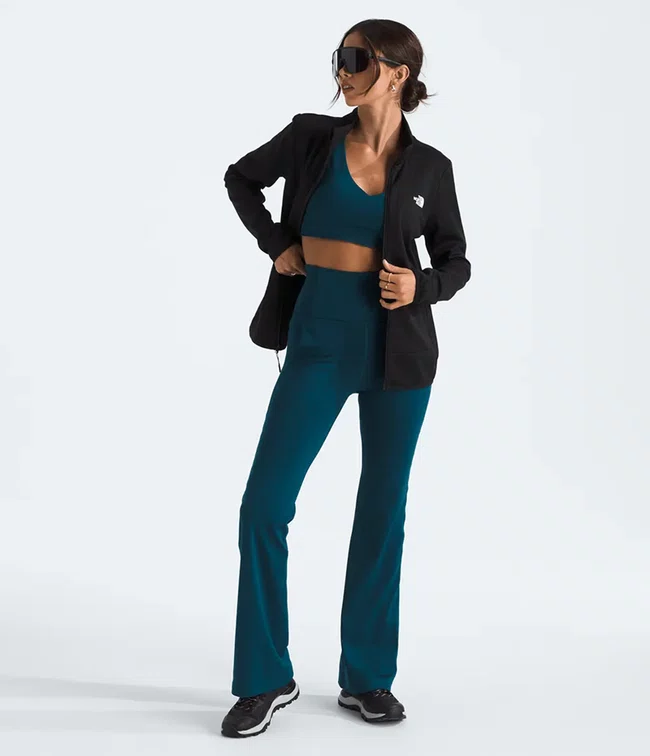 Fleece Feminino Canyonlands Full Zip TNF Preto