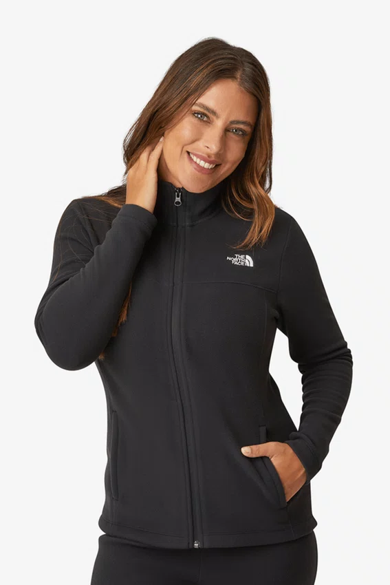 Casaco The North Face Feminino Glacier Full Zip Preto