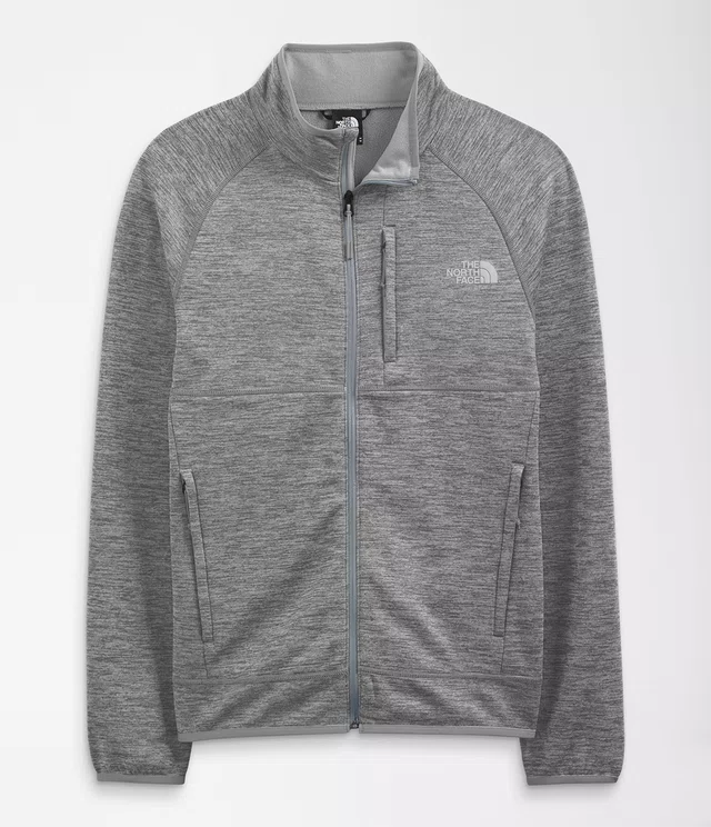 Casaco The North Face Fleece Masculino Canyonlands Full Zip Cinza