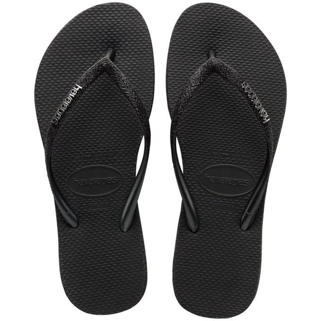 Chinelo Havaianas Slim Sparkle Preto