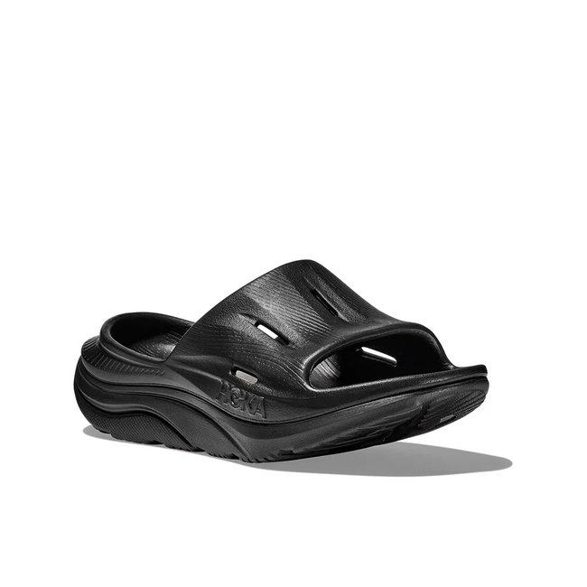 Chinelo Hoka Ora Recovery Slide 3 Unissex Preto