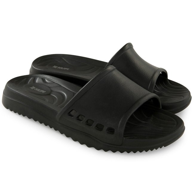 Chinelo HUPI Canva Masculino Preto