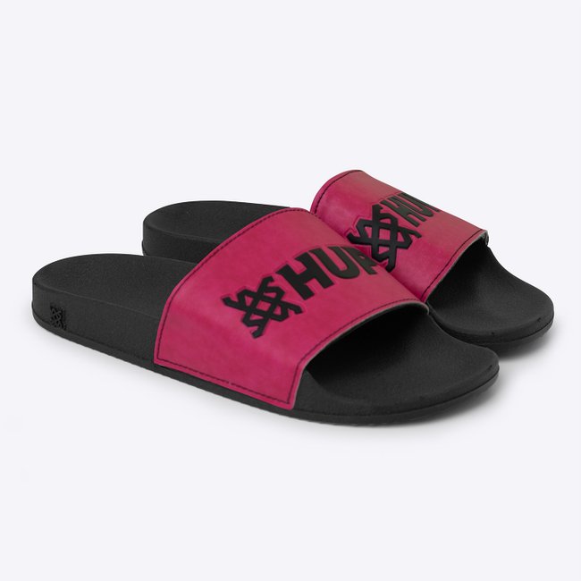 Chinelo HUPI Classic Slide Preto/Pink