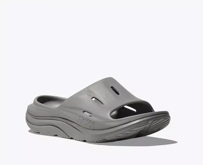 Chinelo HOKA Ora Recovery Slide 3 Cinza