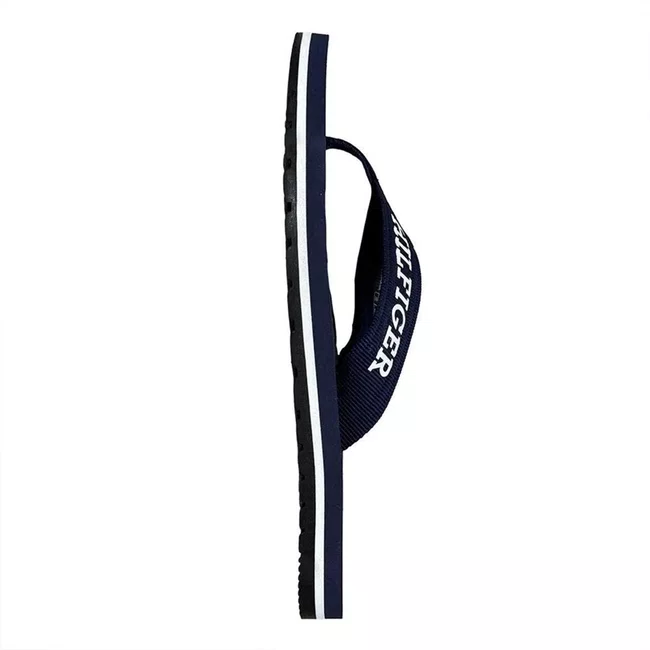 Chinelo Tommy Hilfiger Monotype Beach Azul Marinho