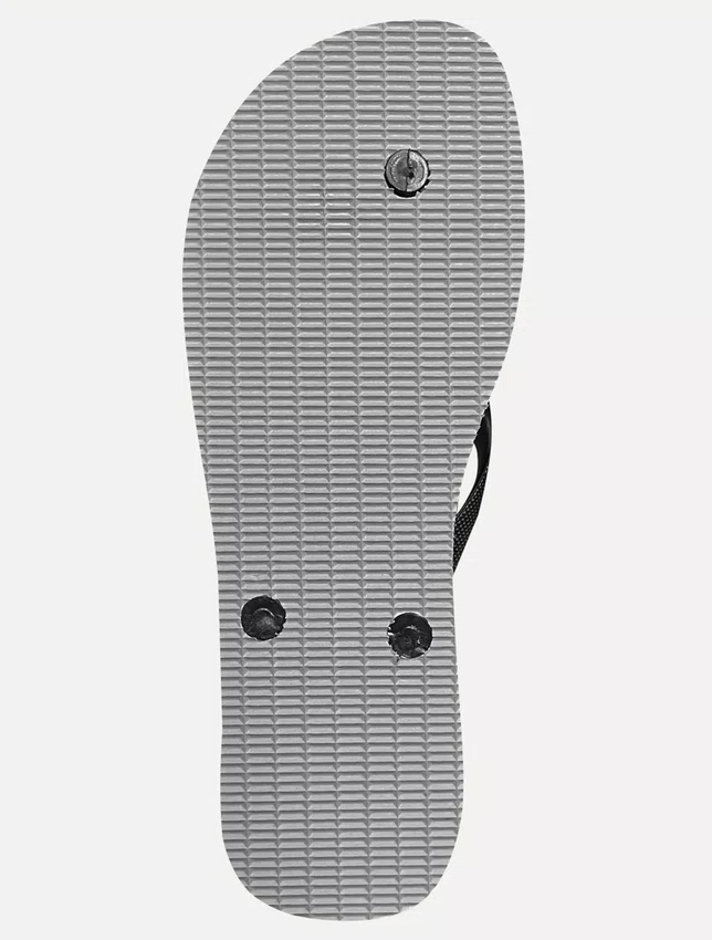 Chinelo Tommy Hilfiger Rubber Masculino Preto e Cinza