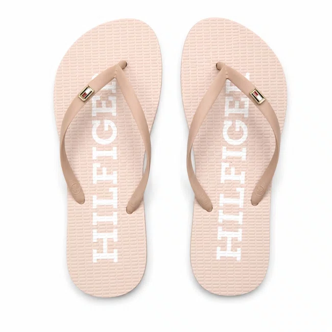 Chinelo Tommy Hilfiger Strap Beach Feminino Rosa