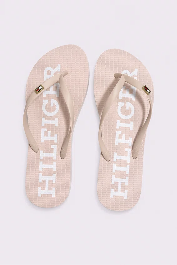Chinelo Tommy Hilfiger Strap Beach Feminino Rosa