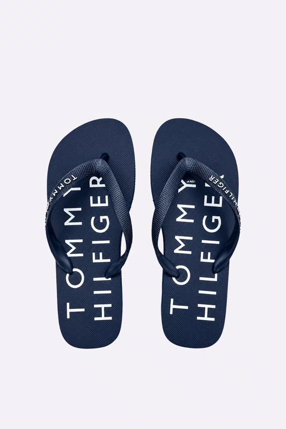 Chinelo Tommy Hilfiger Web Beach Azul Marinho