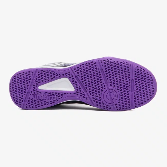 Chuteira Futsal Umbro Pro 5 Bump Club Preto e Roxo