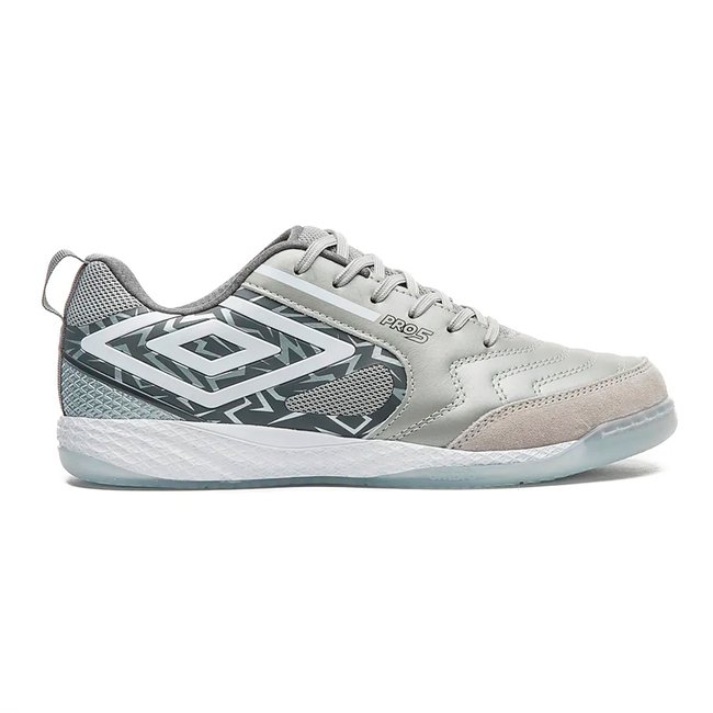 Chuteira de Futsal Umbro Pro 5 Bump Cinza Unissex
