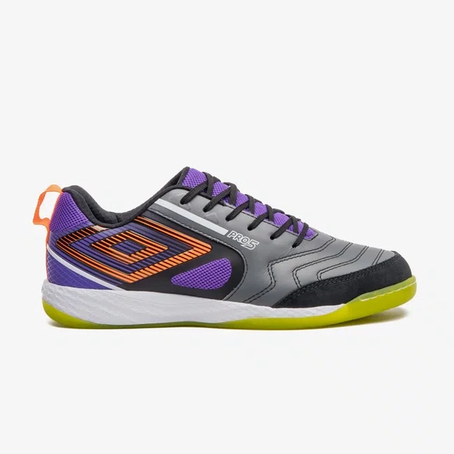 Chuteira Futsal Umbro Pro 5 Bump Grafite