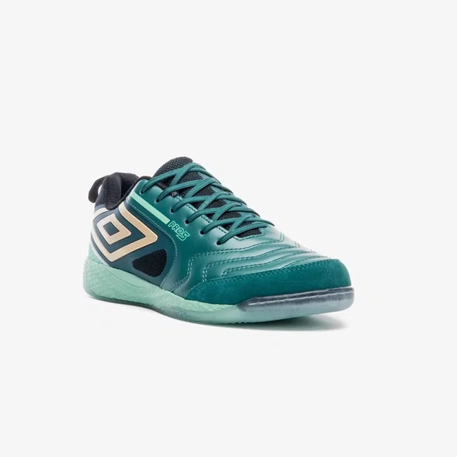 Chuteira Futsal Umbro Pro 5 Bump Petróleo