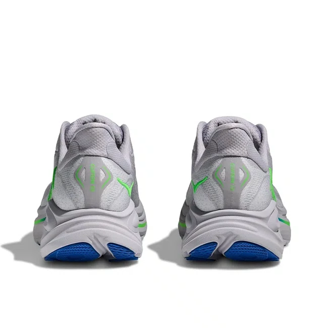 Tênis HOKA Clifton 10 Masculino Cinza e Verde