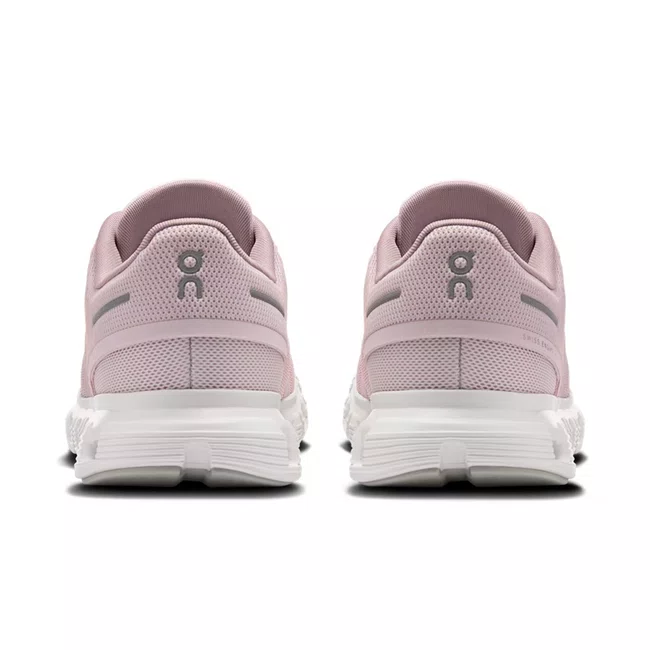 Tênis On Running Cloud 6 Feminino Rosa Claro