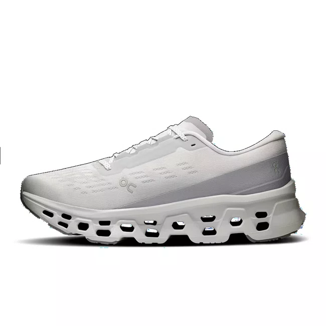 Tênis On Cloudmonster 3 Feminino Branco e Cinza