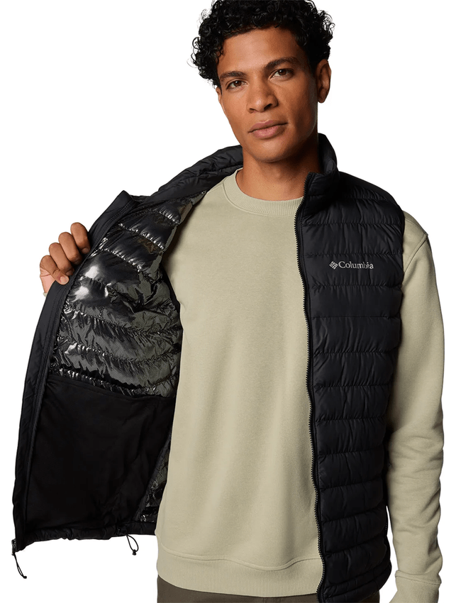 Colete Columbia Masculino Powder Lite II Preto