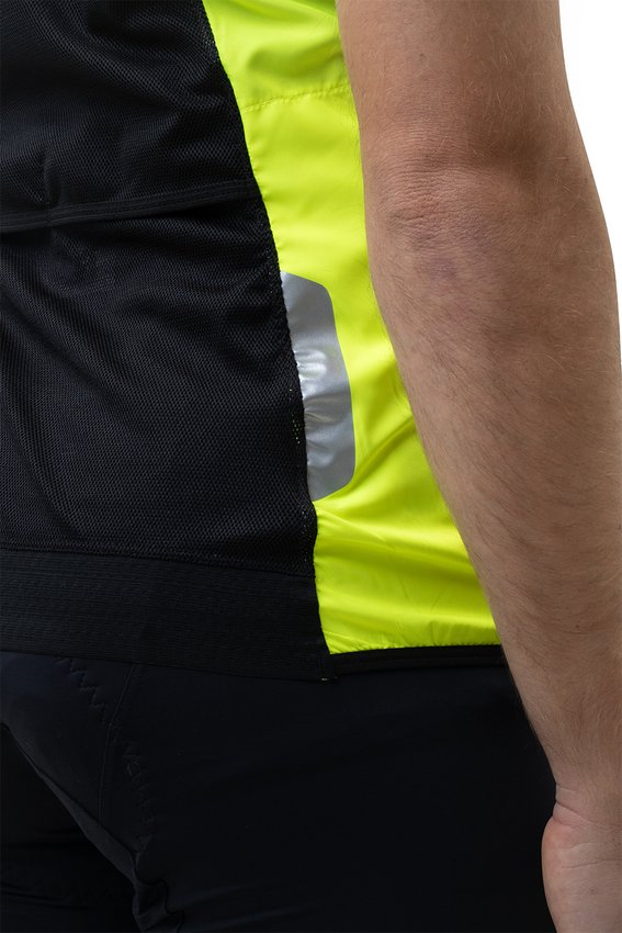 Colete Corta Vento HUPI Unissex - Amarelo