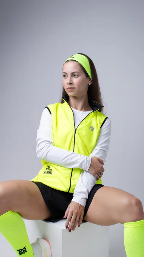 Colete Corta Vento HUPI Unissex - Amarelo