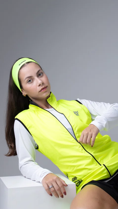Colete Corta Vento HUPI Unissex - Amarelo
