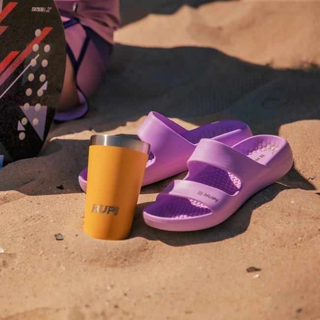 Copo Térmico HUPI Fun 480ML Amarelo