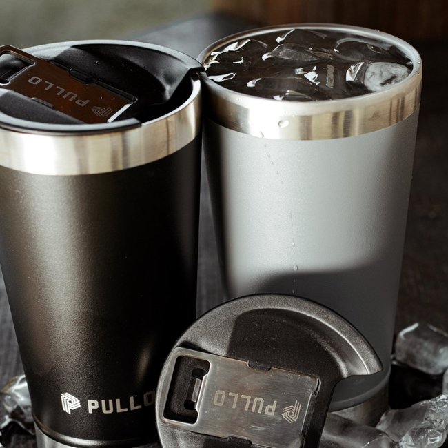 Copo Térmico Pullo Kippis 480ML Preto